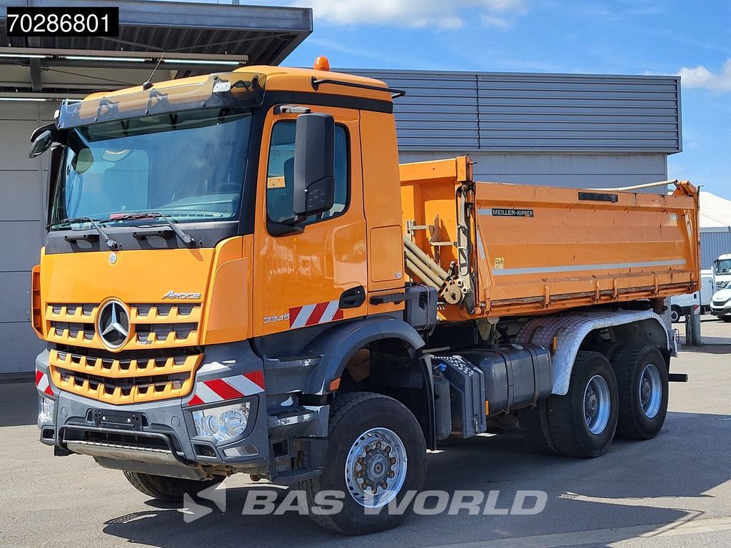 Mercedes Arocs 3345 6X6 11m3 Meiller Mixer Steelsuspension Big-Axle Euro 6