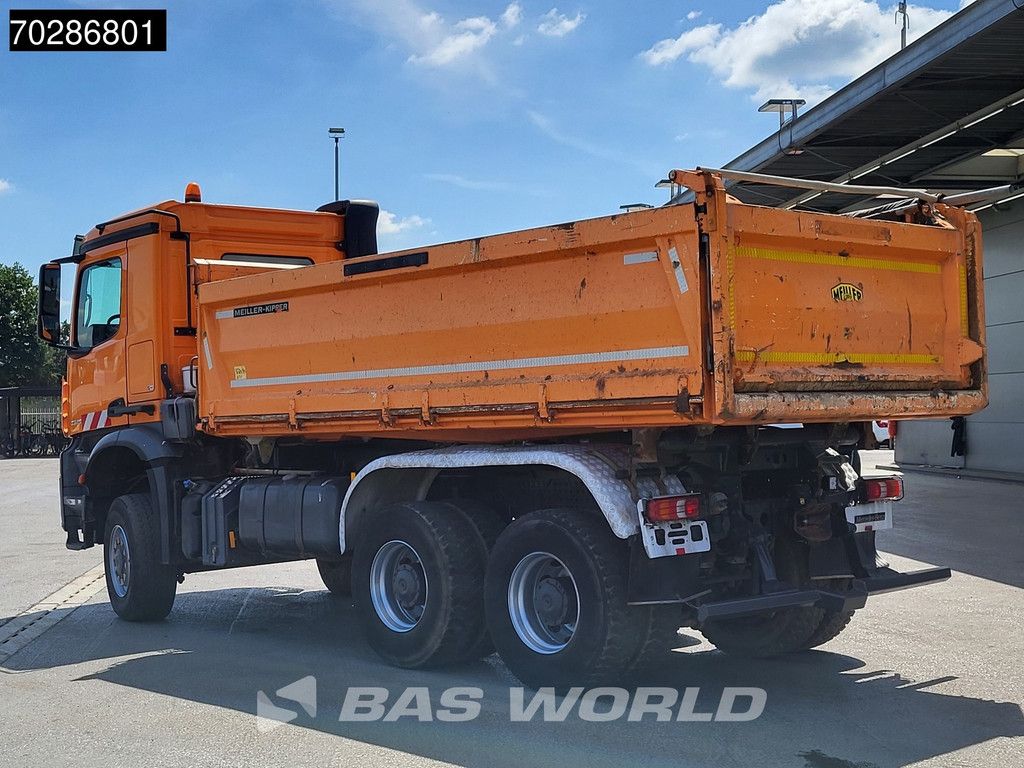 Mercedes Arocs 3345 6X6 11m3 Meiller Mixer Steelsuspension Big-Axle Euro 6