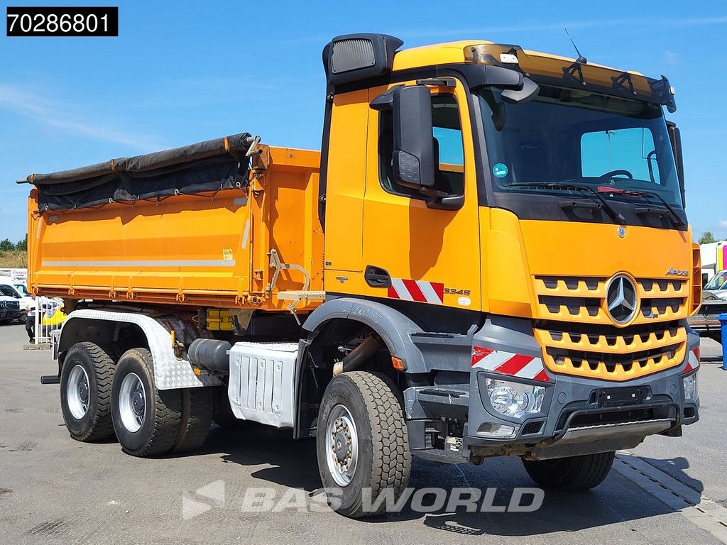 Mercedes Arocs 3345 6X6 11m3 Meiller Mixer Steelsuspension Big-Axle Euro 6