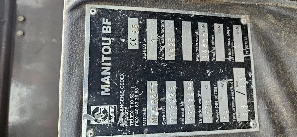 Manitou MLA 627T