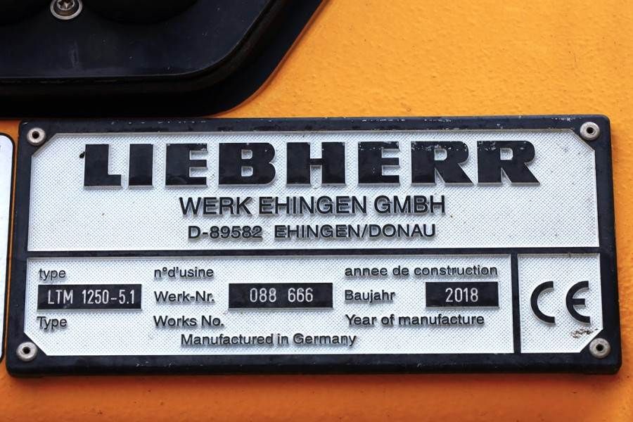 Liebherr LTM1250-5.1 Dutch Registration, Paragraph 70, 10x6
