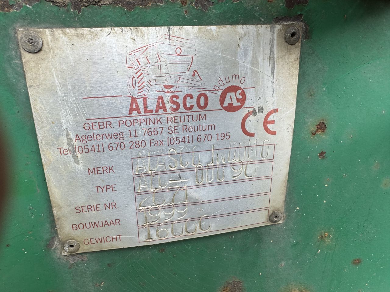 Alasco ODU 90 dumper gestuurd