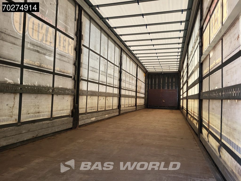 Krone SD 3 axles Forklift Lift+Lenkachse Kooiaap Palettenkasten SAF Sliding Roof