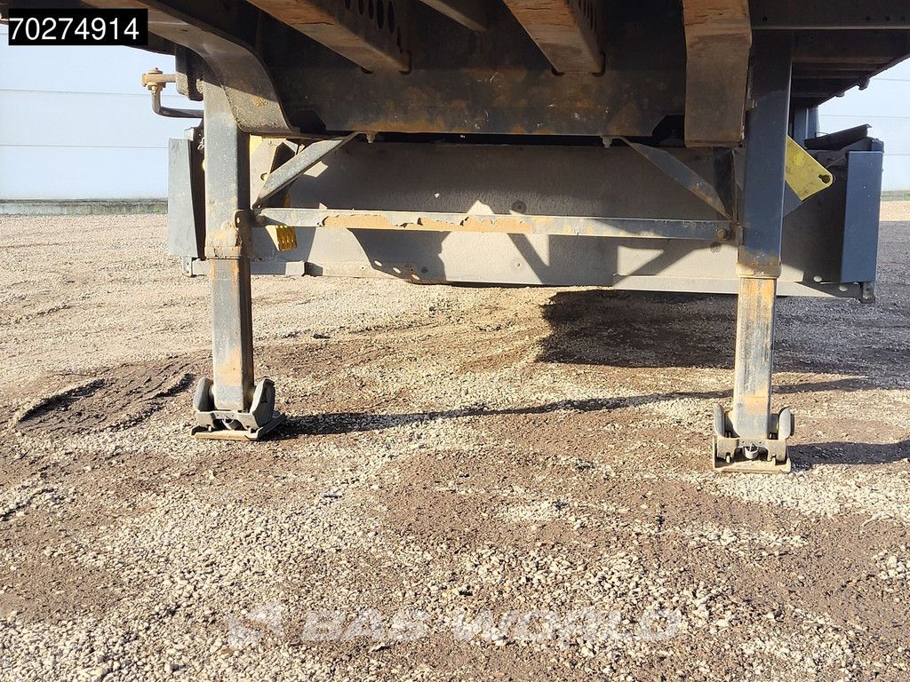 Krone SD 3 axles Forklift Lift+Lenkachse Kooiaap Palettenkasten SAF Sliding Roof