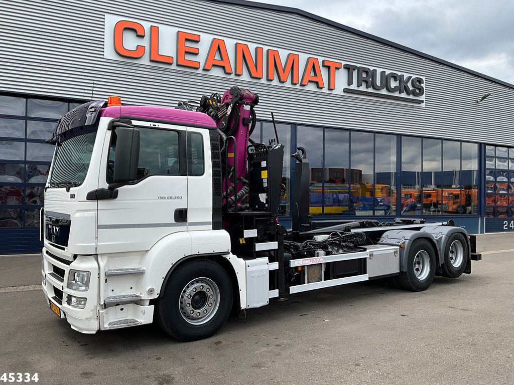 MAN TGS 28.320 Palfinger 15 Tonmeter Z-kraan Just 105.229 km!