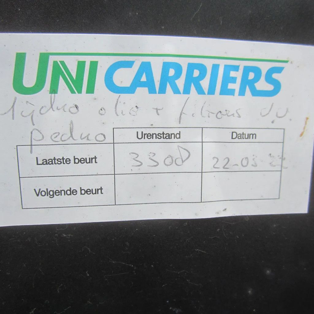 Unicarriers AG1N1L20Q, elek., duplomast, side shift.
