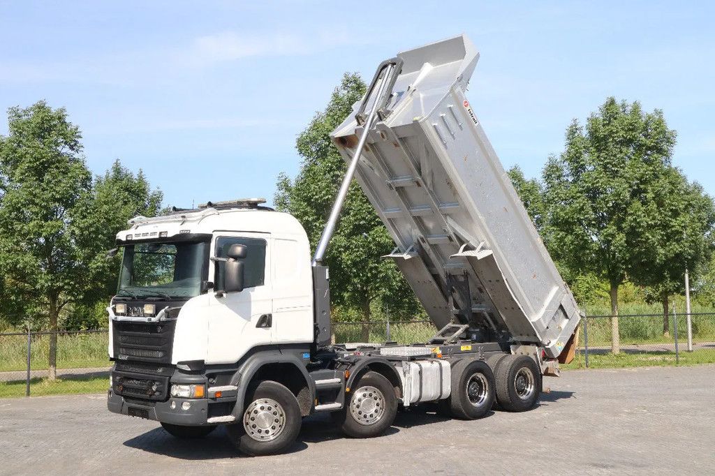 Scania R580 V8 | 8X4 | FULL STEEL | BIG AXLES | RETARDER | EURO 6