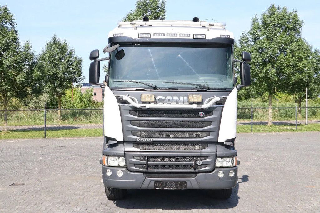Scania R580 V8 | 8X4 | FULL STEEL | BIG AXLES | RETARDER | EURO 6