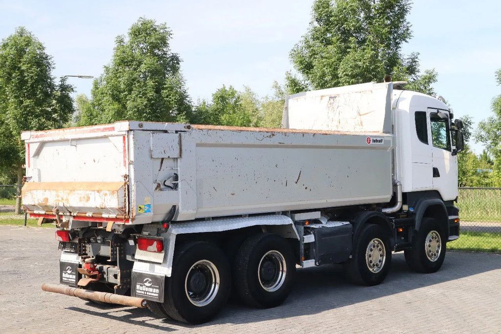 Scania R580 V8 | 8X4 | FULL STEEL | BIG AXLES | RETARDER | EURO 6