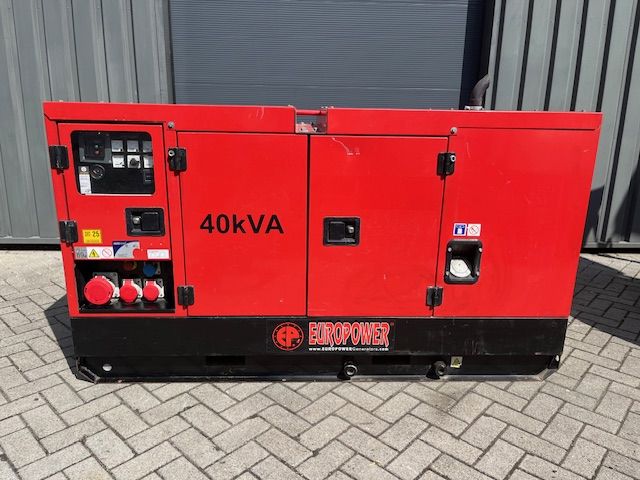 Europower / Atlas Copco 40 KVA Aggregaat.