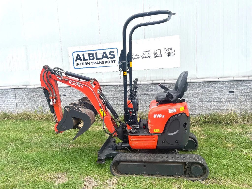 Kubota U10-3 minigraafmachine Hydr snelwissel met sloopsorteer functie