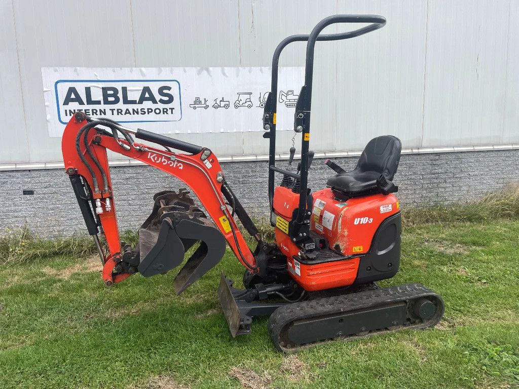 Kubota U10-3 minigraafmachine Hydr snelwissel met sloopsorteer functie