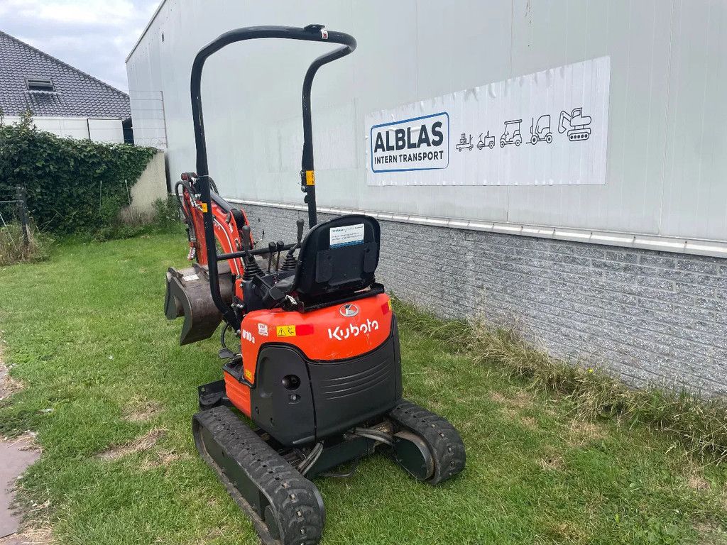 Kubota U10-3 minigraafmachine Hydr snelwissel met sloopsorteer functie