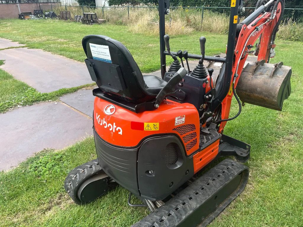 Kubota U10-3 minigraafmachine Hydr snelwissel met sloopsorteer functie