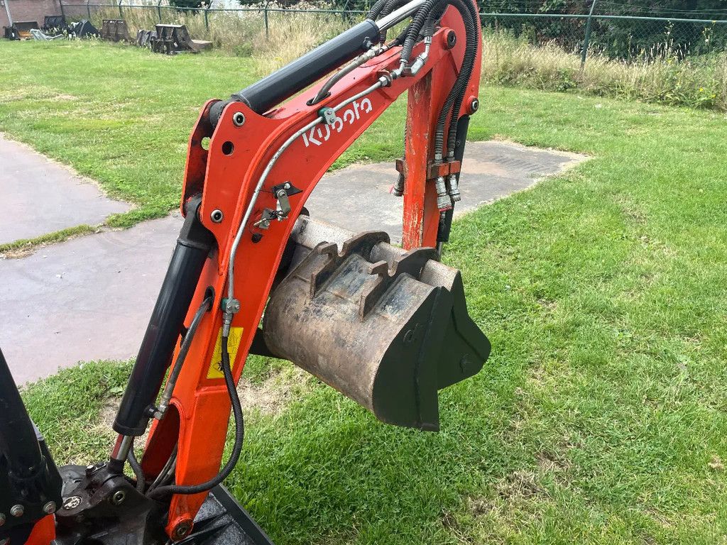Kubota U10-3 minigraafmachine Hydr snelwissel met sloopsorteer functie