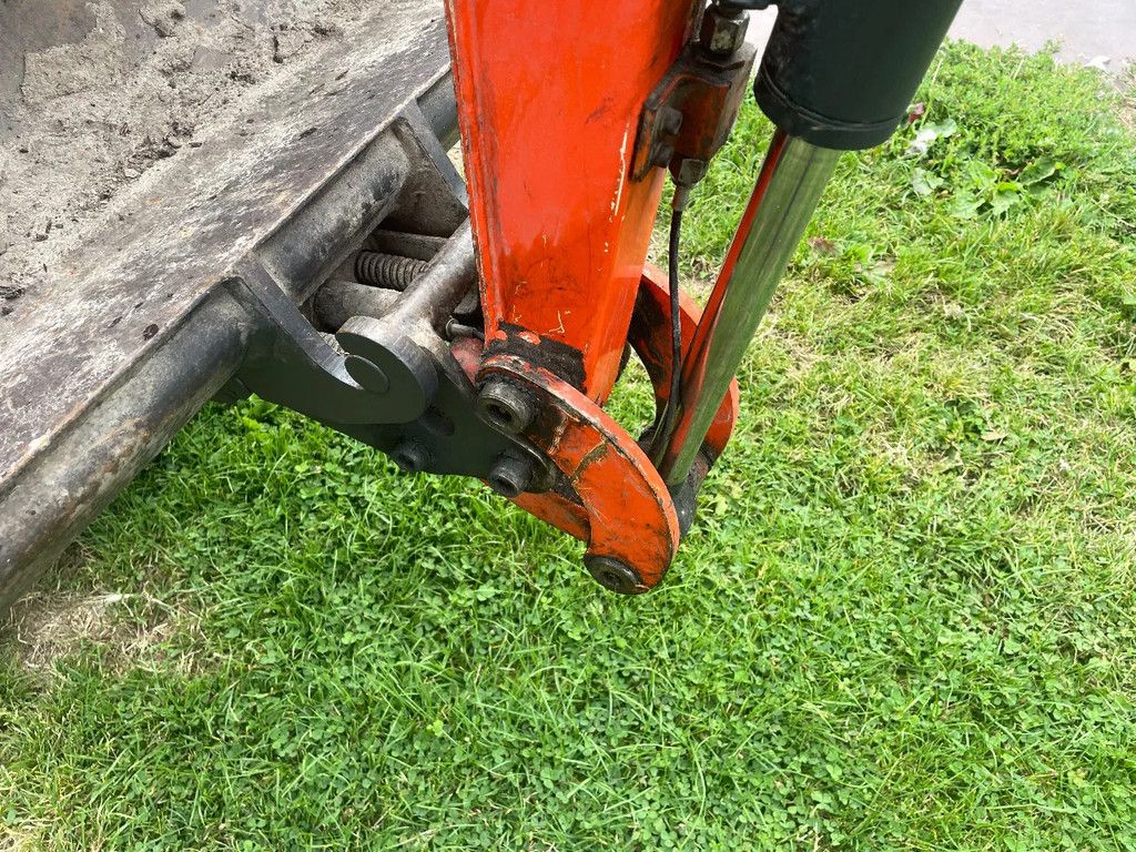 Kubota U10-3 minigraafmachine Hydr snelwissel met sloopsorteer functie