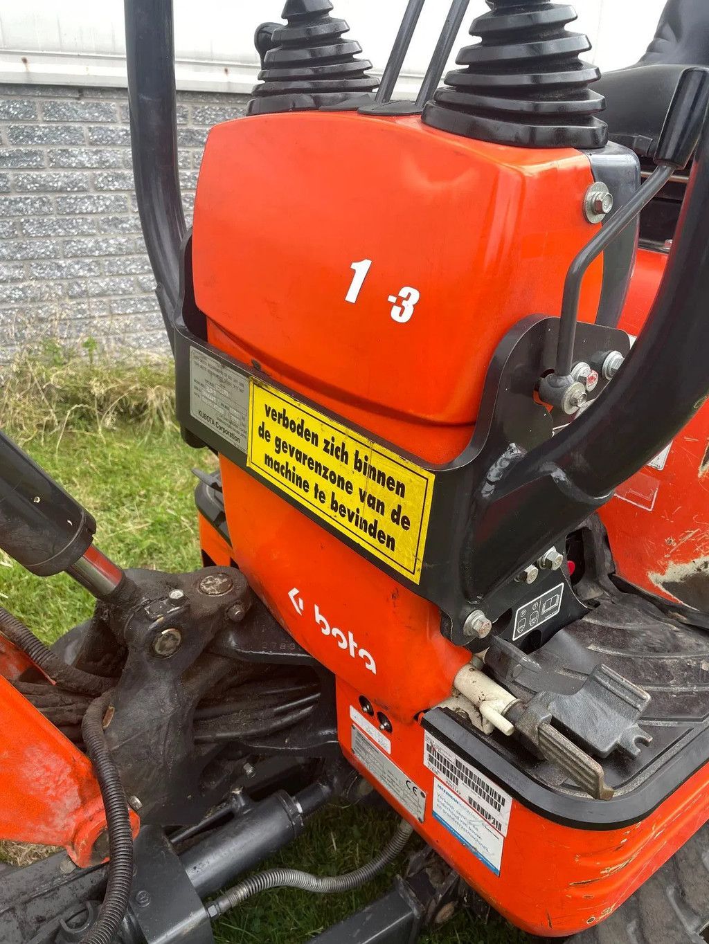 Kubota U10-3 minigraafmachine Hydr snelwissel met sloopsorteer functie