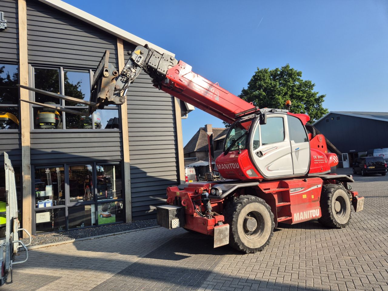 Gebruikte MANITOU MRT 2150+ privilege roterende verreiker 21 m