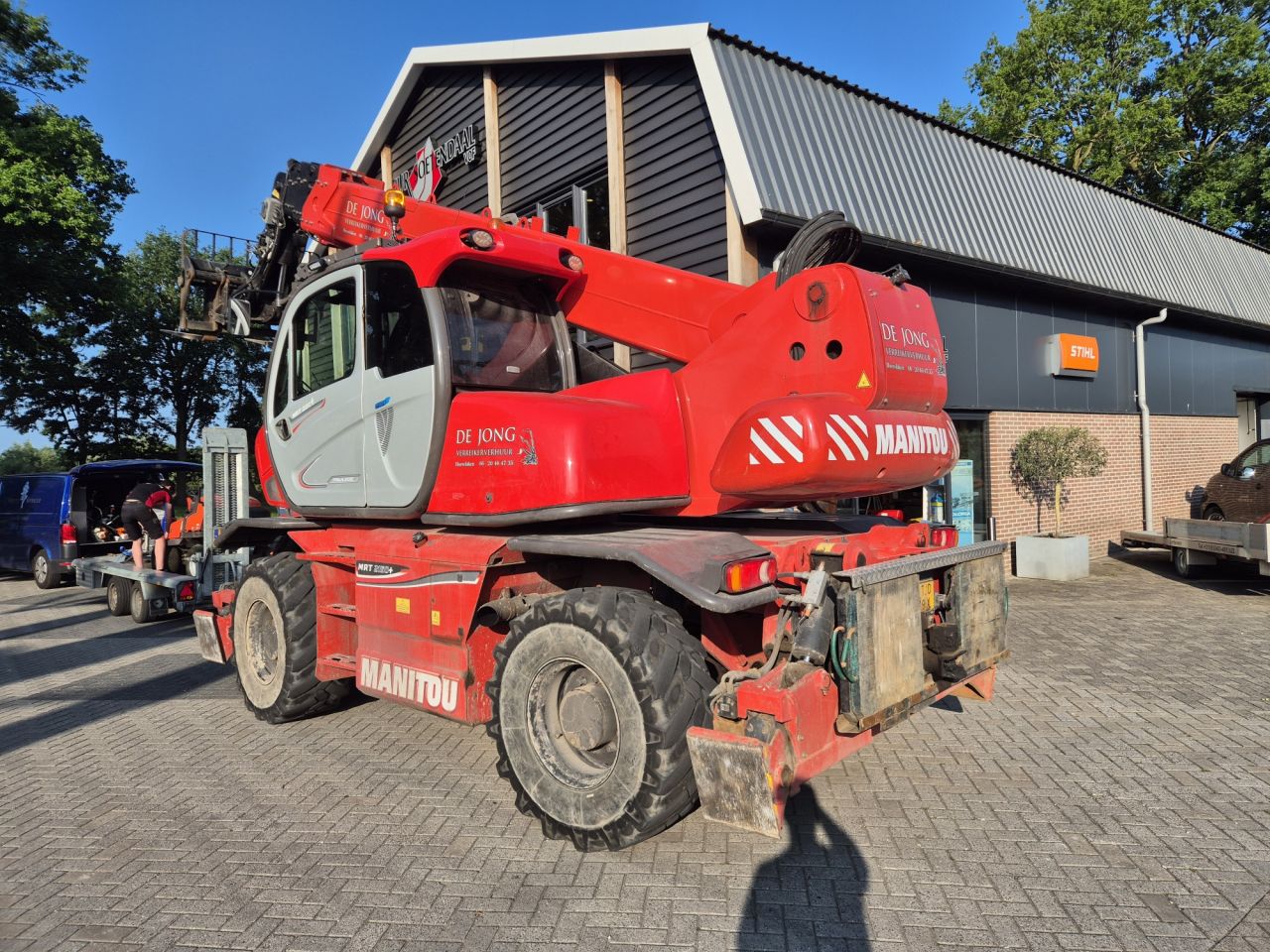 Gebruikte MANITOU MRT 2150+ privilege roterende verreiker 21 m