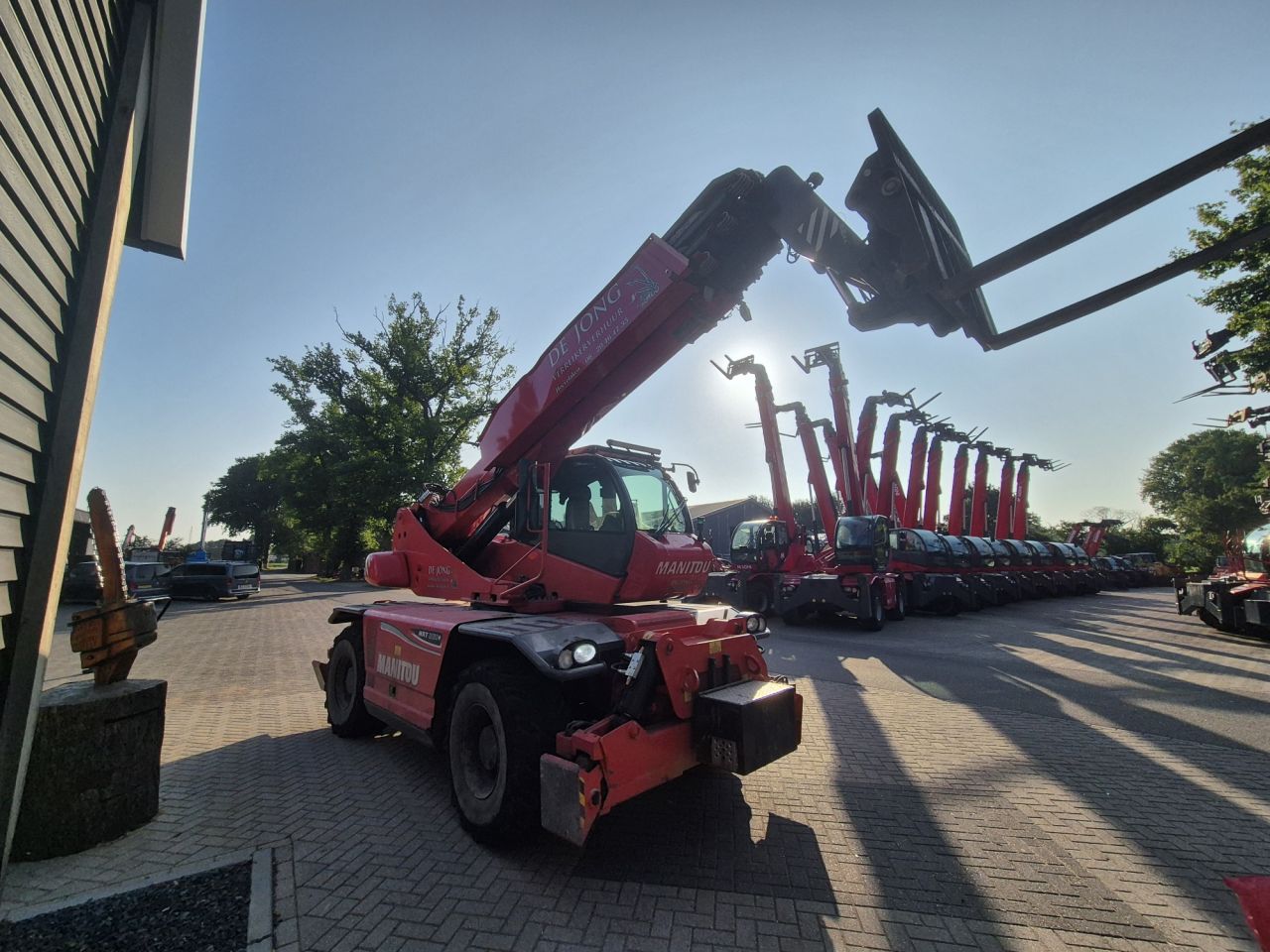 Gebruikte MANITOU MRT 2150+ privilege roterende verreiker 21 m