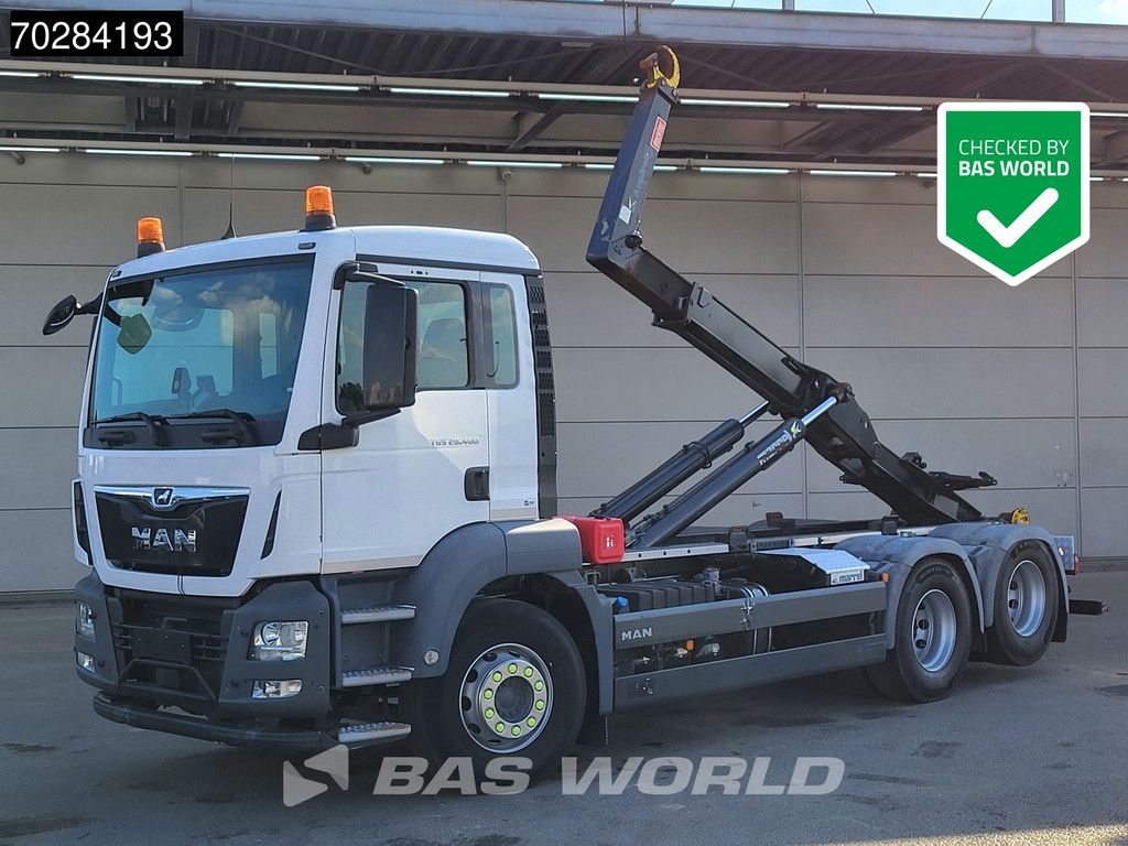 MAN TGX 28.460 6X2 MARREL AL20 S56 Hooklift Liftaxle Automatic Euro 6
