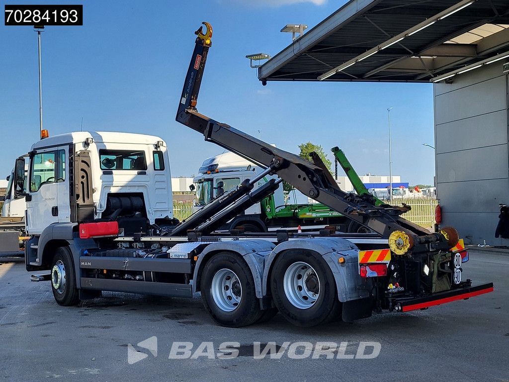 MAN TGX 28.460 6X2 MARREL AL20 S56 Hooklift Liftaxle Automatic Euro 6