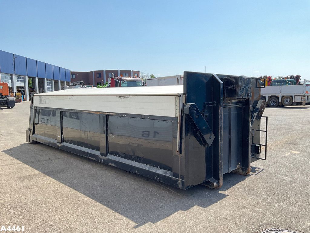 Container 18m³ met milieukleppen