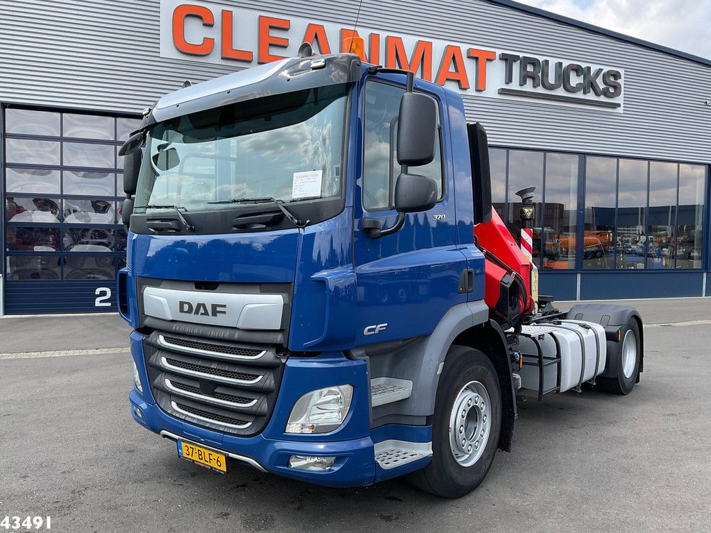 DAF FT CF 370 Euro 6 Fassi 15 Tonmeter laadkraan