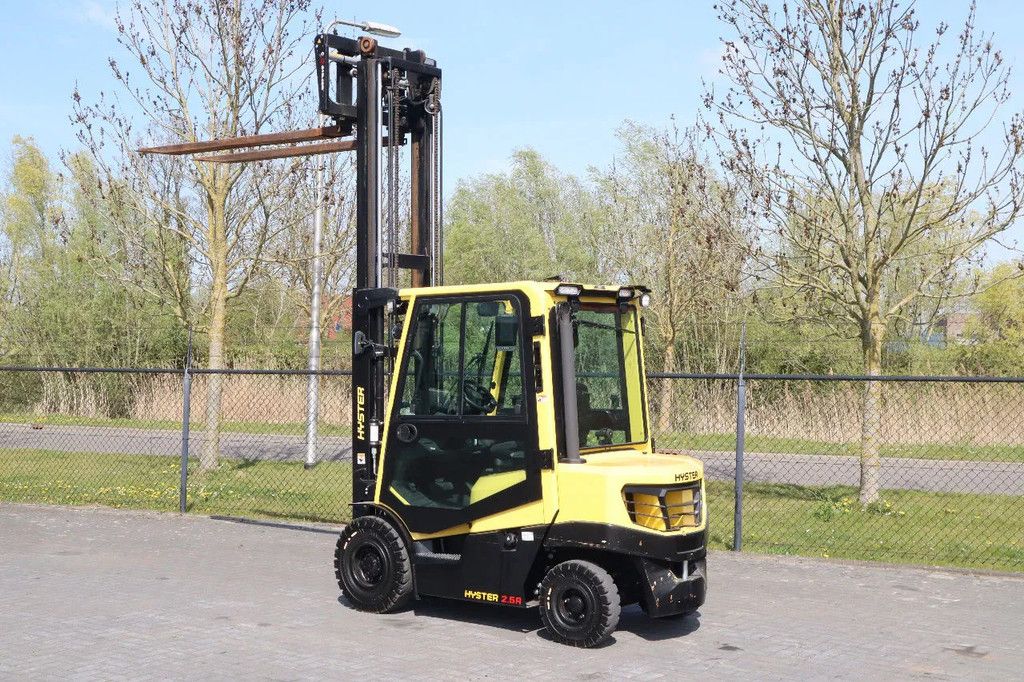 Hyster H2.5 A | BOOM SUSPENSION | SIDESHIFT | FORK EXTENTIONS | FORK POSITIONERS