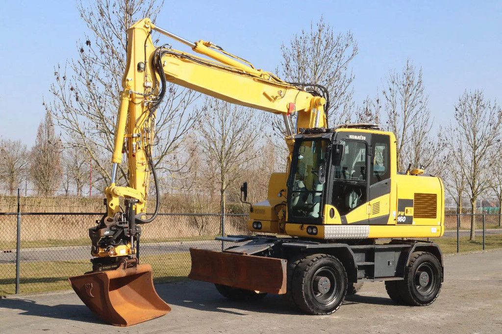 Komatsu PW160-11 | ENGCON TILTROTATOR | BUCKET | TRAILER HYDR.