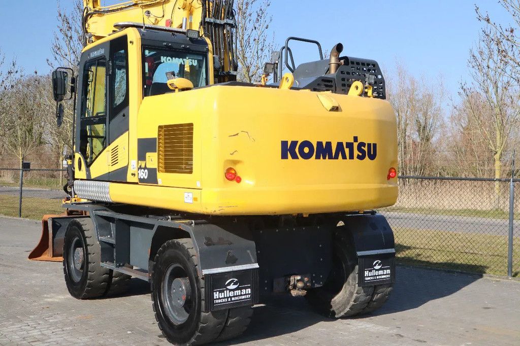 Komatsu PW160-11 | ENGCON TILTROTATOR | BUCKET | TRAILER HYDR.