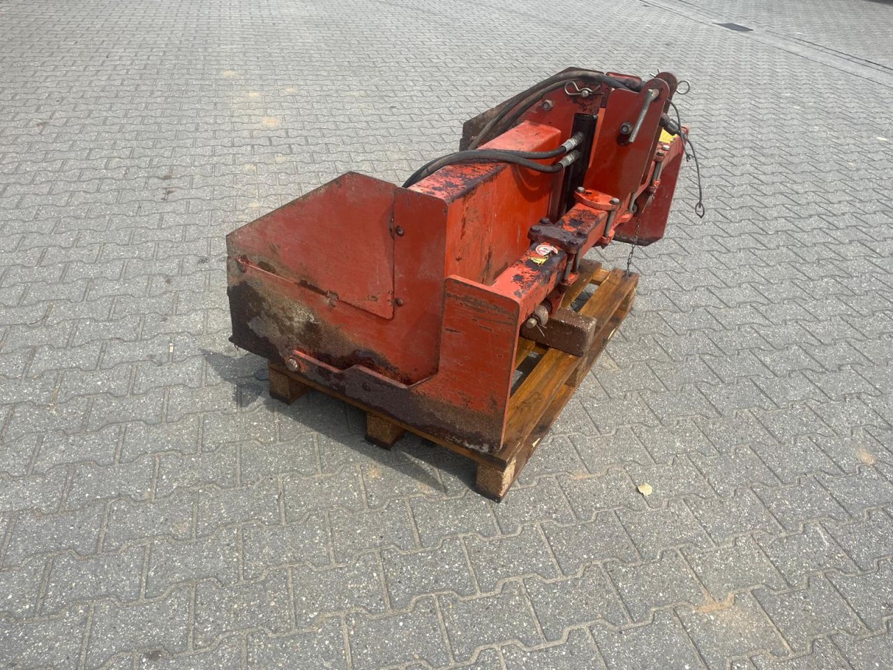 Hekamp 125cm grondbak met hydraulisch kipcilinder