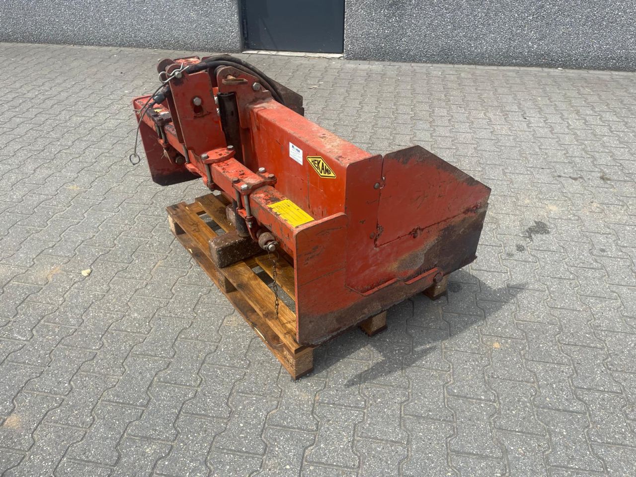 Hekamp 125cm grondbak met hydraulisch kipcilinder
