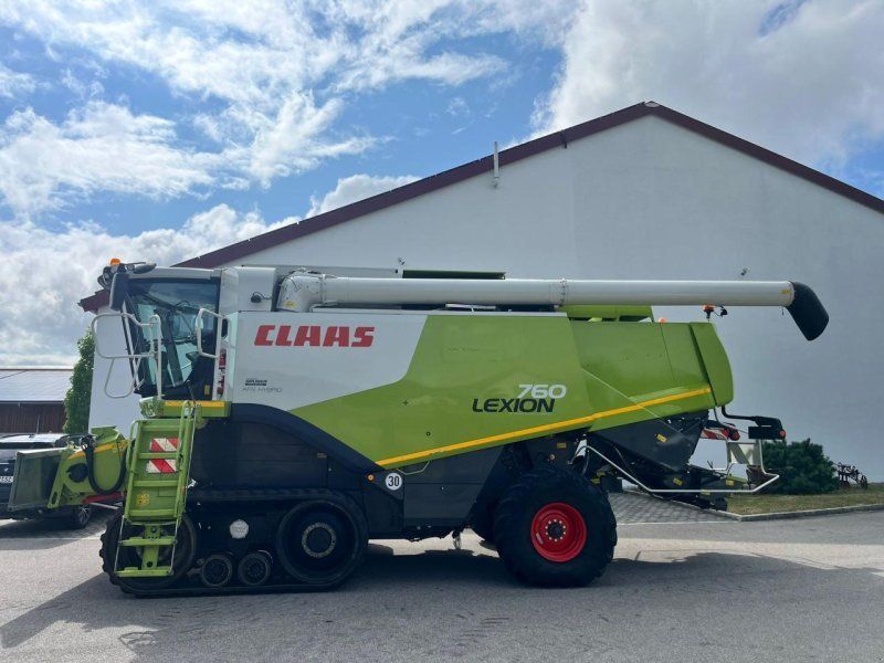 Claas Lexion 760TT, 30 kmh,  SW V900 2x Laser