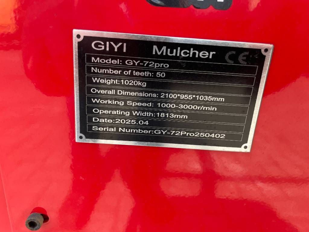 GIYI MULCHER GY-72pro Bosfrees