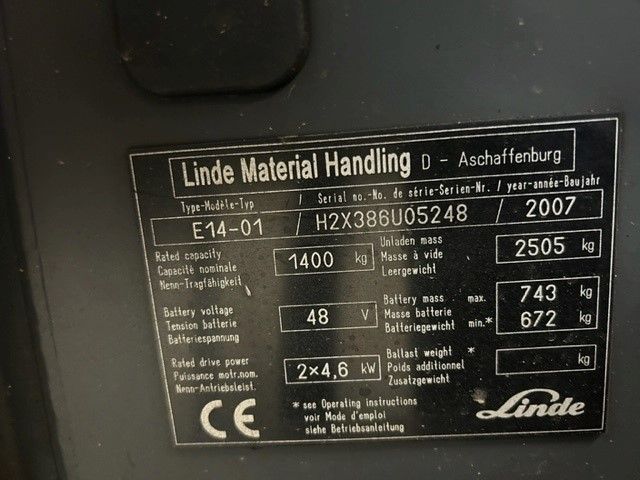 Linde E14-01-386