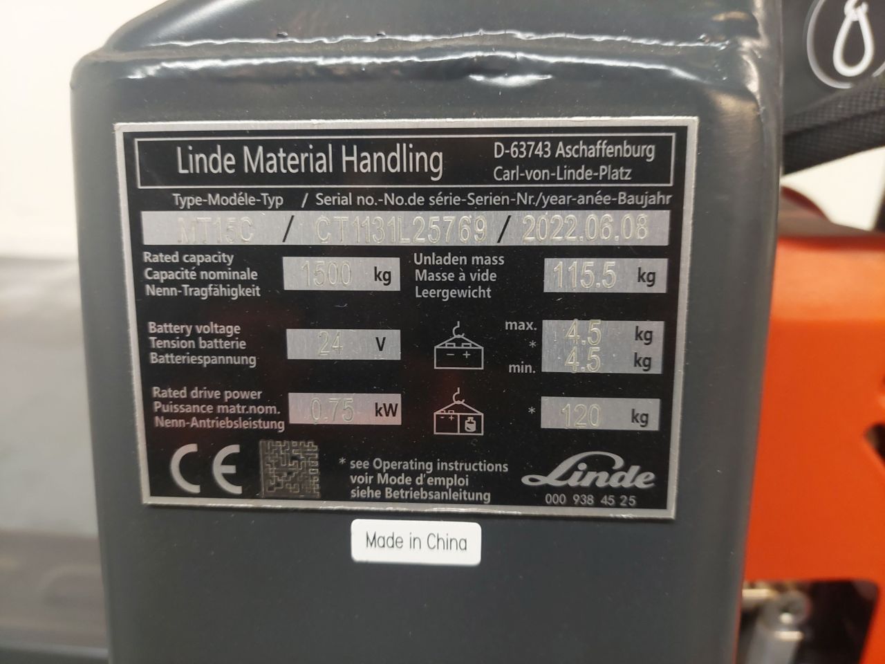 Linde MT15-C-1133