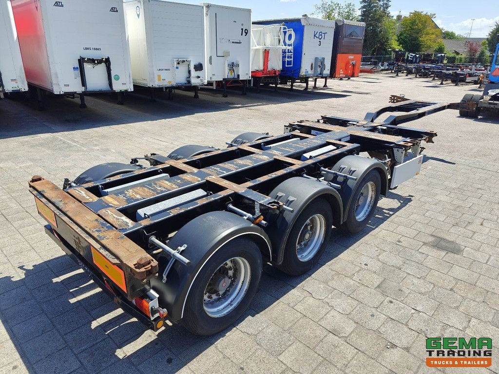 Pacton T3-010 3-Achs SAF - Multi - Trommelbremsen - Liftachse - 3x ausziehbar