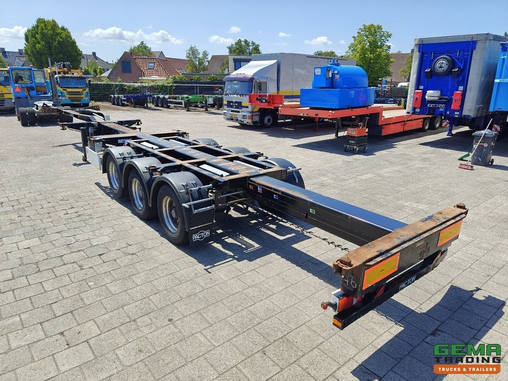 Pacton T3-010 3-Achs SAF - Multi - Trommelbremsen - Liftachse - 3x ausziehbar