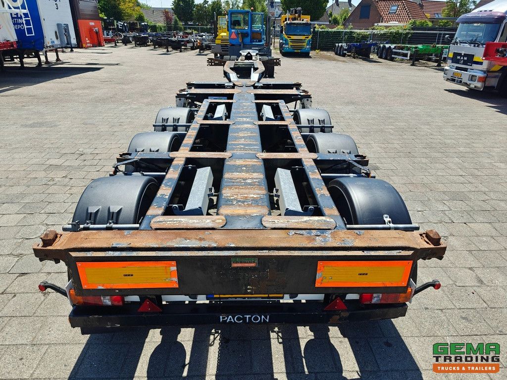 Pacton T3-010 3-Achs SAF - Multi - Trommelbremsen - Liftachse - 3x ausziehbar