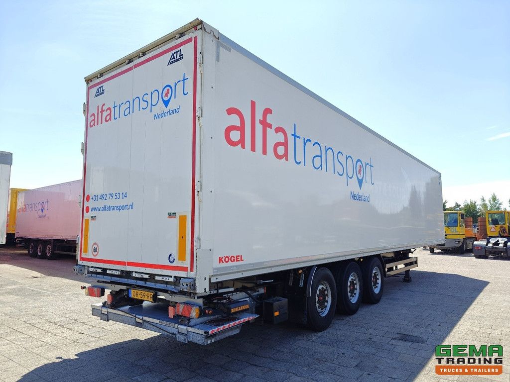 Kögel SKH24 3-Achser SAF – Geschlossene Karosserie – Liftachse – Scheibenbremsen – Hebebühne 2000 kg