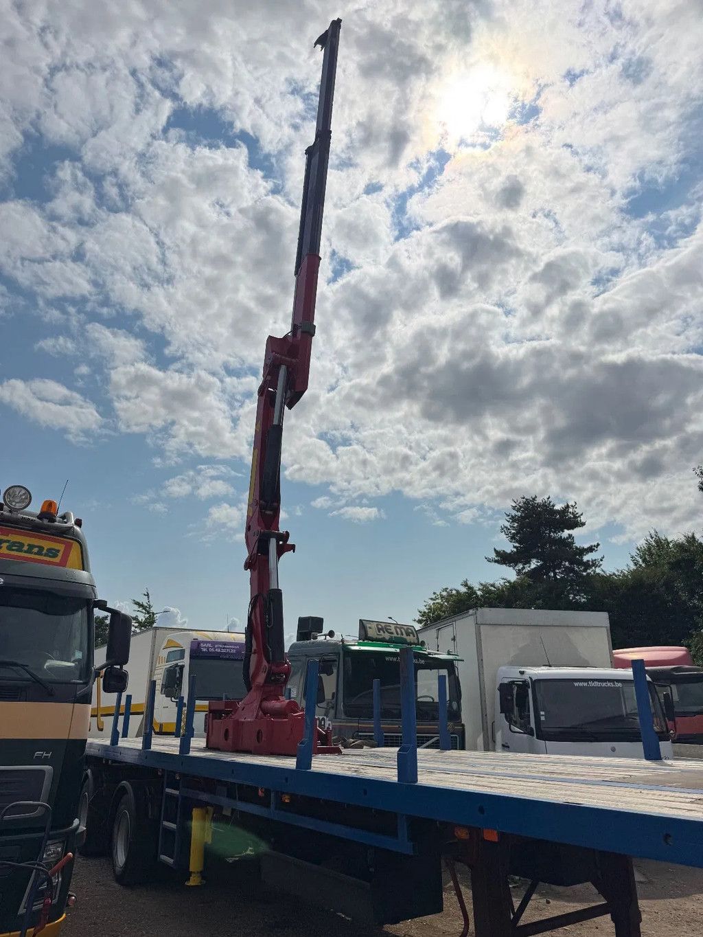 Renders **CRANE PALFINGER PK4500A-STEERING AXXLE**