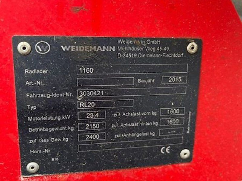 Weidemann 1160