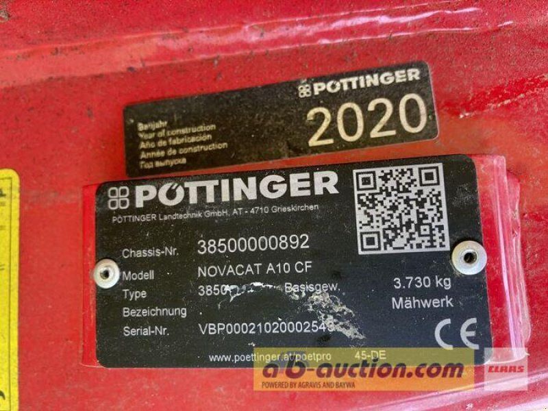Pöttinger NOVACAT A 10 CF * ISOBUS *