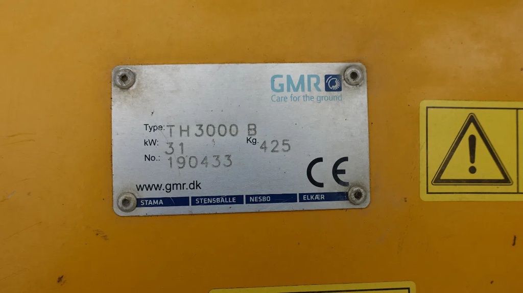 GMR TH3000B met hydrauliek unit Stensballe