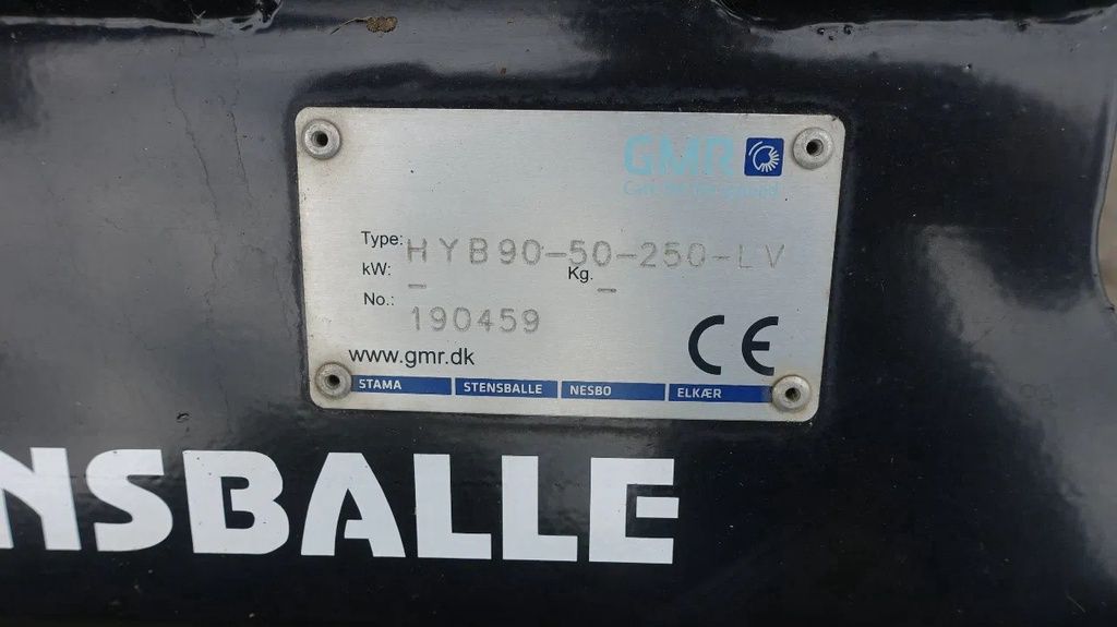 GMR TH3000B met hydrauliek unit Stensballe