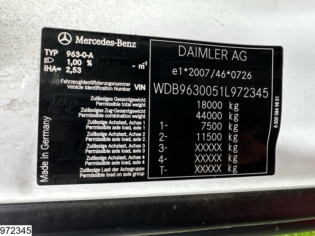 Mercedes 1843 EURO 6, Lohr, Multilohr, Retarder, Combi