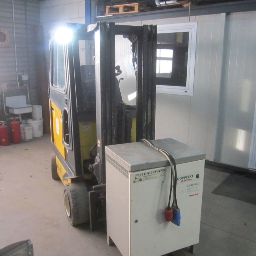 Yale ERP20AF, heftruck elek., triplex, freelift, side shift.