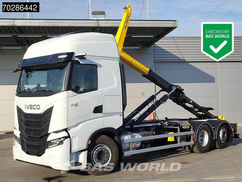 Iveco X-Way 580 6X2 NEW Palfinger PHT20SLD5 Hooklift Lift+steering Axle Automatic Navi ACC LED