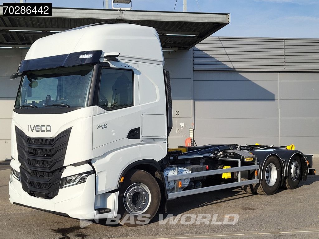 Iveco X-Way 580 6X2 NEW Palfinger PHT20SLD5 Hooklift Lift+steering Axle Automatic Navi ACC LED